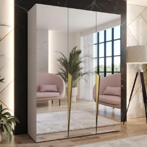 Obrazek Szafa Piano 3-150 kaszmir/złoty