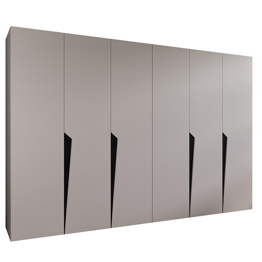 Szafa Piano 1-300 (2x150) kaszmir/czarny