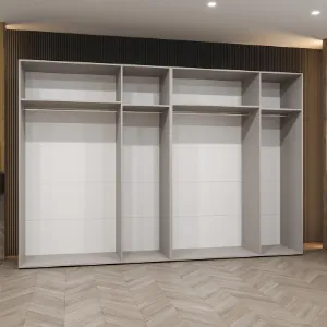 Obrazek Szafa Piano 1-300 (2x150) czarny/złoty