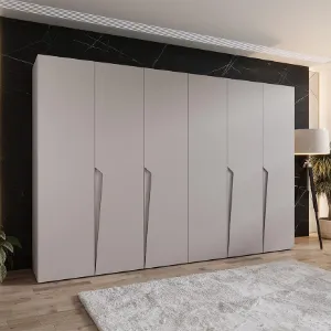 Obrazek Szafa Piano 1-300 (2x150) kaszmir/kaszmir