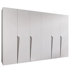 Obrazek Szafa Piano 1-300 (2x150) biały/kaszmir