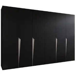 Obrazek Szafa Piano 1-300 (2x150) czarny/kaszmir