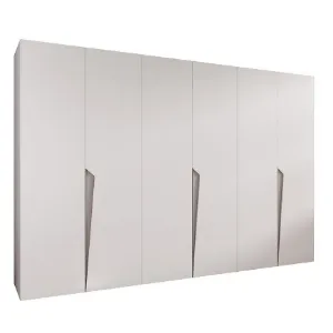 Obrazek Szafa Piano 1-300 (3x100) biały/kaszmir