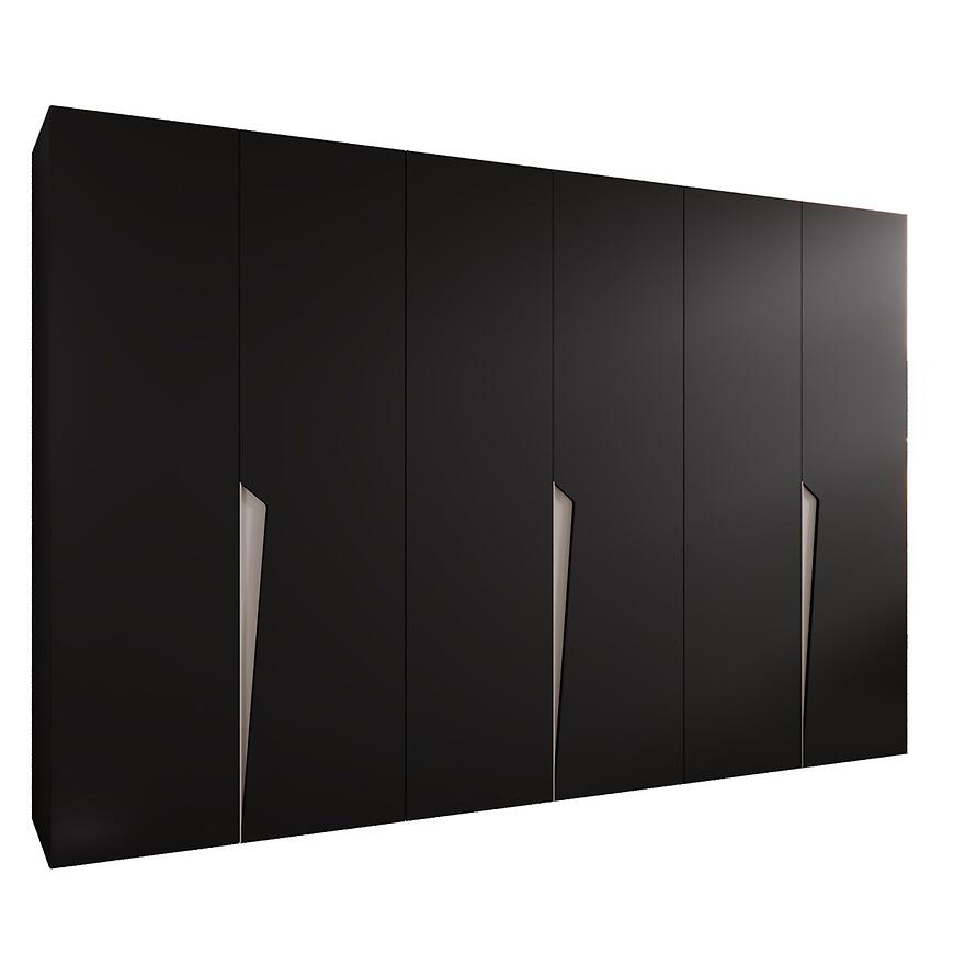 Szafa Piano 1-300 (3x100) czarny/kaszmir