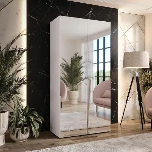 Obrazek Szafa Piano 3-100 biały/kaszmir