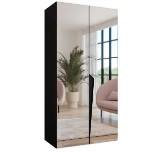 Obrazek Szafa Piano 3-100 czarny/czarny