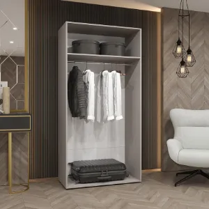 Obrazek Szafa Piano 3-100 czarny/czarny