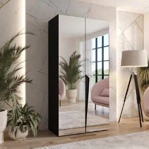 Obrazek Szafa Piano 3-100 czarny/czarny