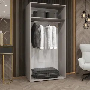 Obrazek Szafa Piano 3-100 czarny/złoty