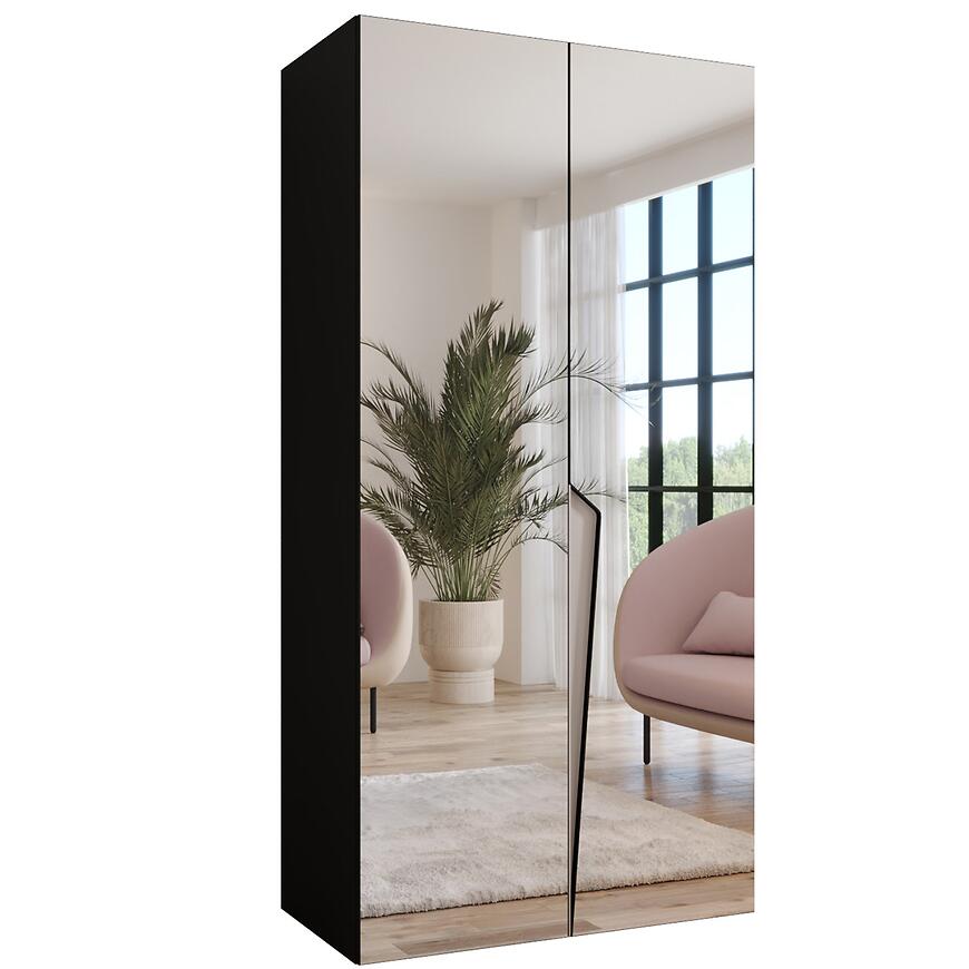 Szafa Piano 3-100 czarny/kaszmir