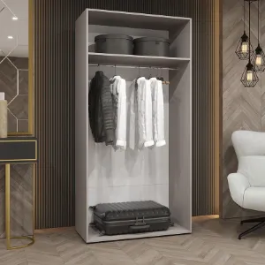 Obrazek Szafa Piano 3-100 kaszmir/czarny