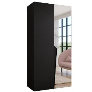 Obrazek Szafa Piano 2-100 czarny/czarny