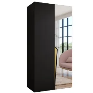 Obrazek Szafa Piano 2-100 czarny/złoty