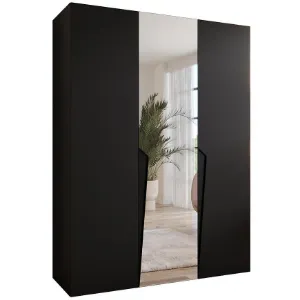 Obrazek Szafa Piano 2-150 czarny/czarny