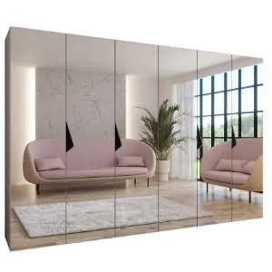 Obrazek Szafa Sandi 3-300 (2x150) kaszmir/czarny