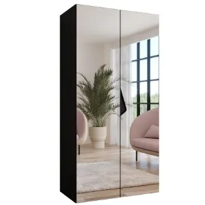 Obrazek Szafa Sandi 3-100 czarny/czarny