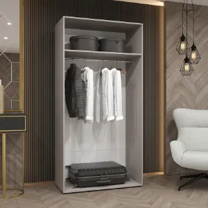 Obrazek Szafa Sandi 3-100 kaszmir/kaszmir