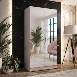 Obrazek Szafa Sandi 3-100 kaszmir/kaszmir