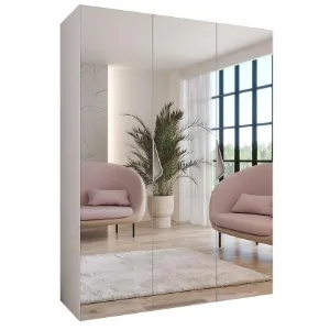 Obrazek Szafa Sandi 3-150 biały/kaszmir