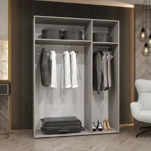 Obrazek Szafa Sandi 3-150 czarny/czarny