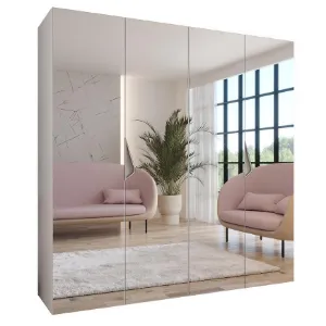 Obrazek Szafa Sandi 3-200 biały/kaszmir