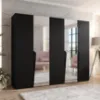 Obrazek Szafa Piano 2-250 czarny/czarny