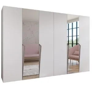 Obrazek Szafa Piano 2-300 (2x150) biały/kaszmir