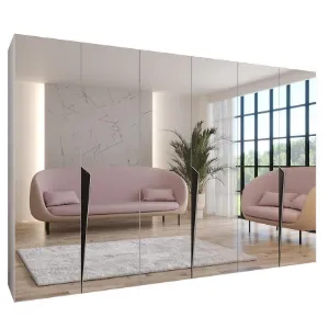 Obrazek Szafa Piano 3-300 (3x100) biały/czarny