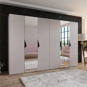 Obrazek Szafa Sandi 2-300 (2x150) kaszmir/czarny