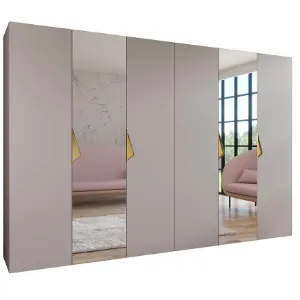 Obrazek Szafa Sandi 2-300 (2x150) kaszmir/złoty