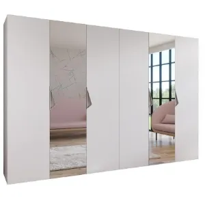 Obrazek Szafa Sandi 2-300 (2x150) biały/kaszmir