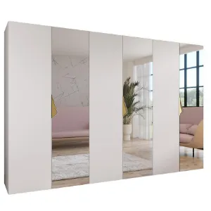 Obrazek Szafa Sandi 2-300 (3x100) biały/złoty