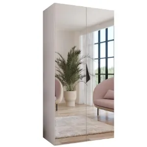 Obrazek Szafa Sandi 3-100 biały/czarny