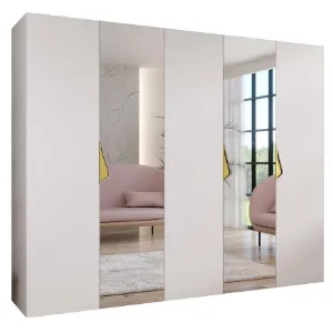 Obrazek Szafa Sandi 2-250 biały/złoty