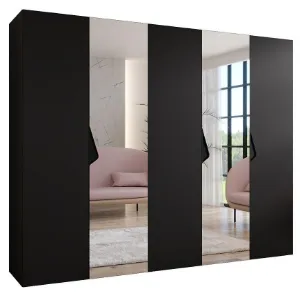 Obrazek Szafa Sandi 2-250 czarny/czarny