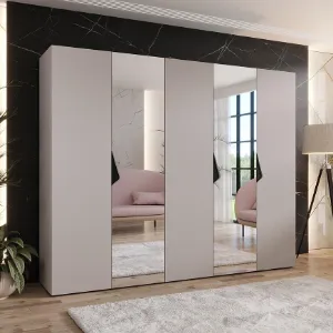 Obrazek Szafa Sandi 2-250 kaszmir/czarny