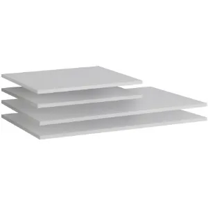 Obrazek Półki do szafy Marbella/Alicante 300 biały (komplet 4 szt)