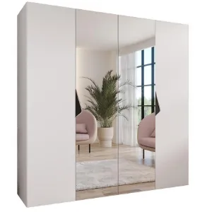 Obrazek Szafa Sandi 2-200 biały/czarny