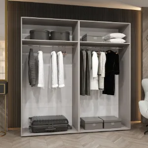 Obrazek Szafa Sandi 1-200 kaszmir/czarny