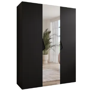 Obrazek Szafa Sandi 2-150 czarny/czarny