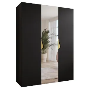 Obrazek Szafa Sandi 2-150 czarny/złoty