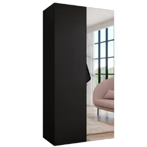 Obrazek Szafa Sandi 2-100 czarny/czarny