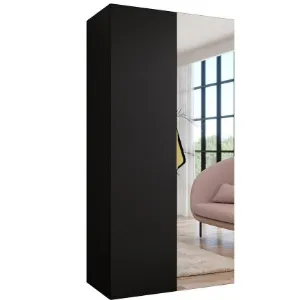 Obrazek Szafa Sandi 2-100 czarny/złoty