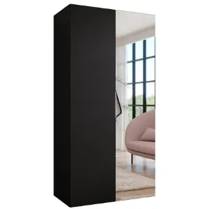 Obrazek Szafa Sandi 2-100 czarny/kaszmir