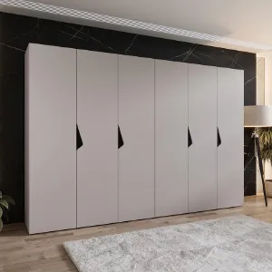 Obrazek Szafa Sandi 1-300 (2x150) kaszmir/czarny