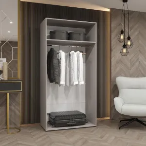 Obrazek Szafa Sandi 1-100 biały/kaszmir