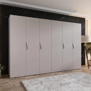 Obrazek Szafa Sandi 1-300 (2x150) kaszmir/kaszmir