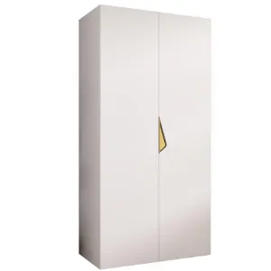 Obrazek Szafa Sandi 1-100 biały/złoty