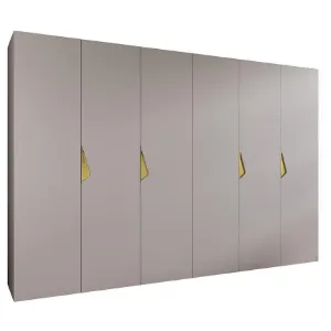 Obrazek Szafa Sandi 1-300 (2x150) kaszmir/złoty