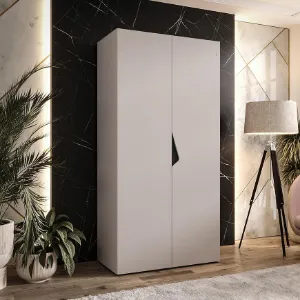 Obrazek Szafa Sandi 1-100 kaszmir/czarny